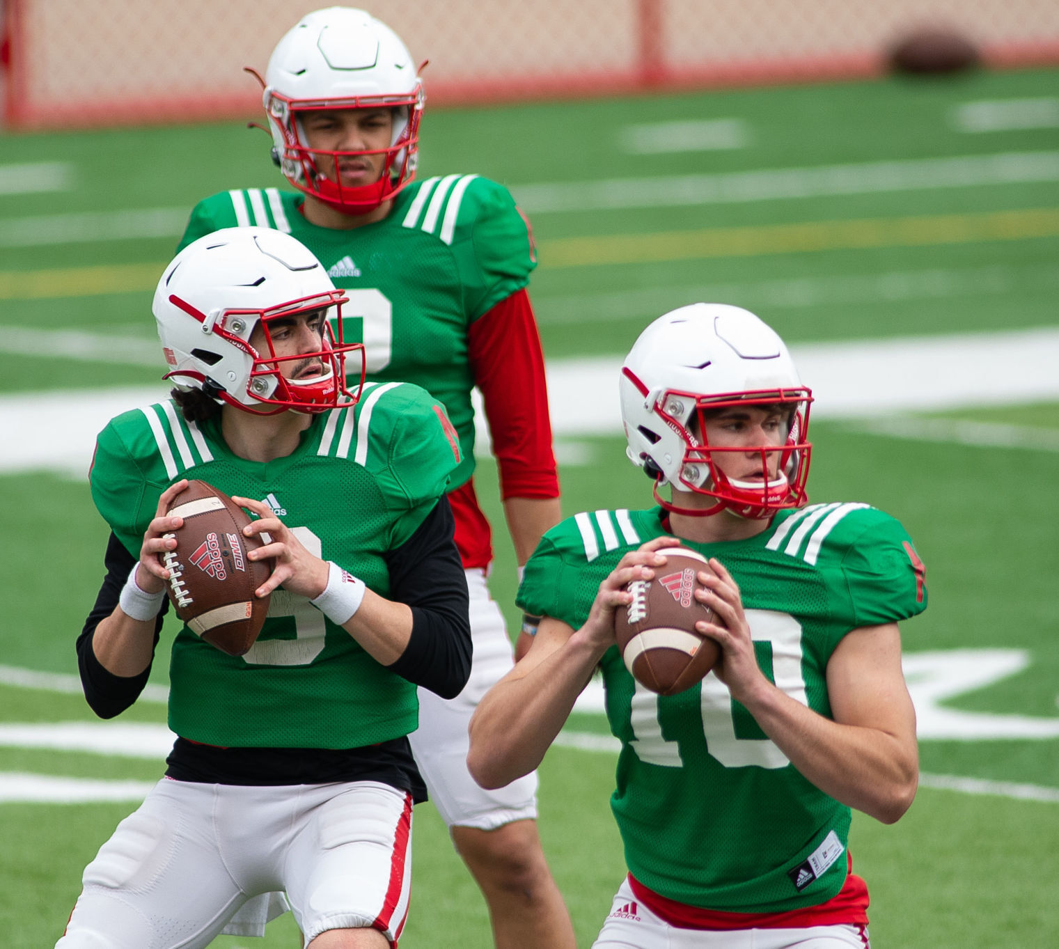 Nebraska football practice, 4.17